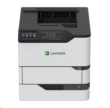LEXMARK ČB tiskárna MS822de A4,  52ppm,  512MB,  duplex,  USB 2.0,  LAN0 