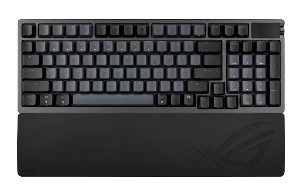 ASUS klávesnice ROG Azoth 96 HE,  Mechanická,  Bezdrátová,  BT,  RF 2.4GHz,  CZ/ SK,  černá1 
