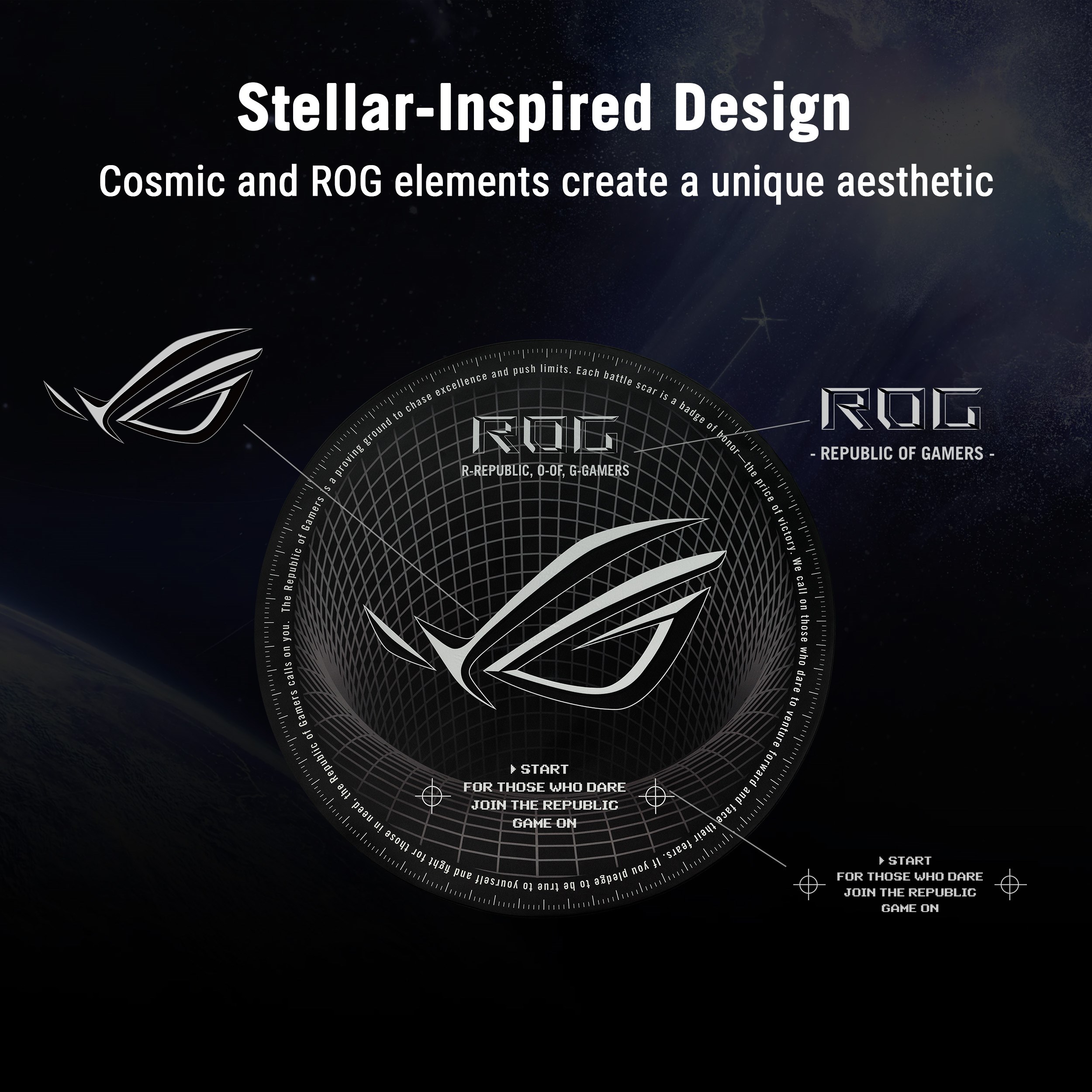 ASUS podložka na zem ROG Cosmic Mat II2 