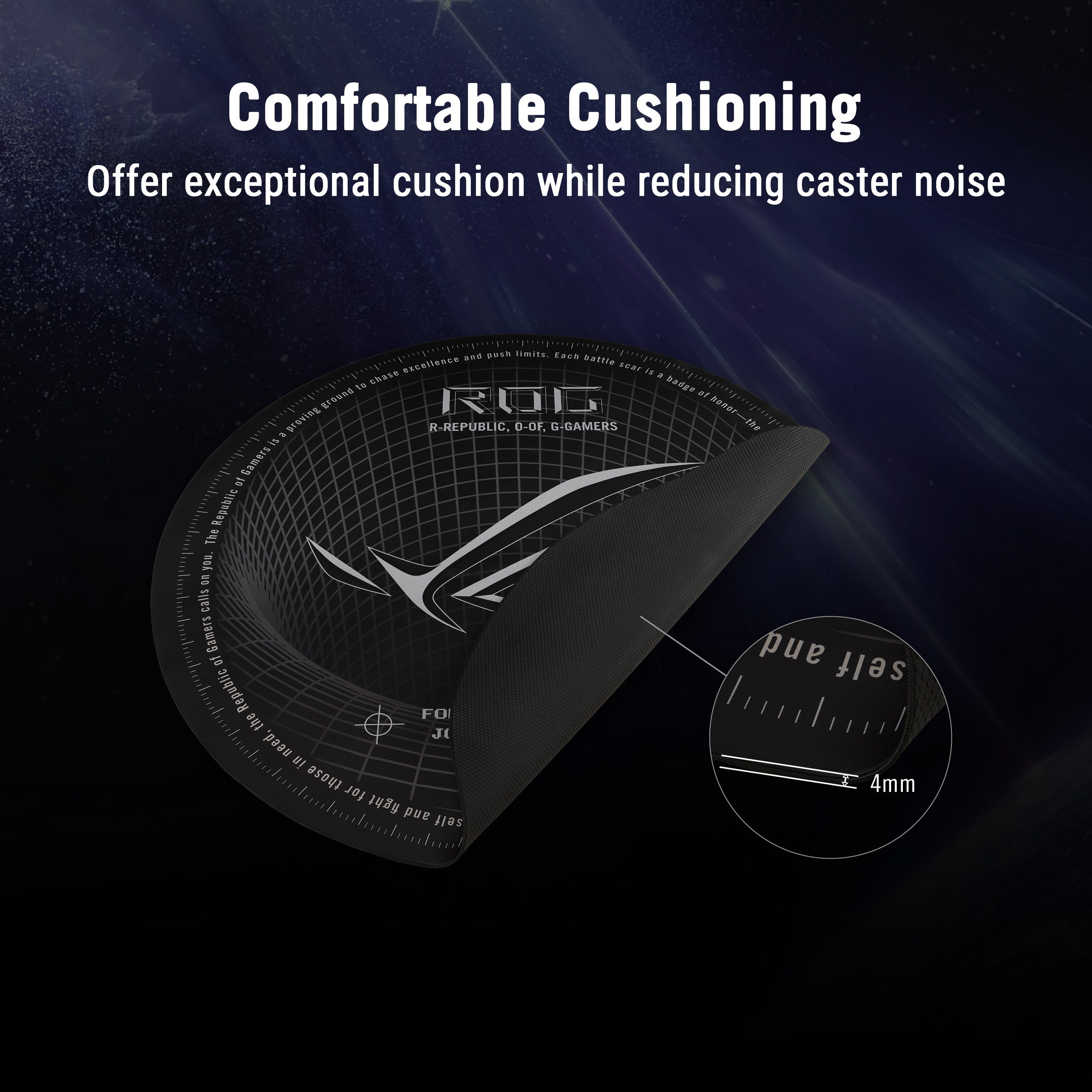 ASUS podložka na zem ROG Cosmic Mat II4 