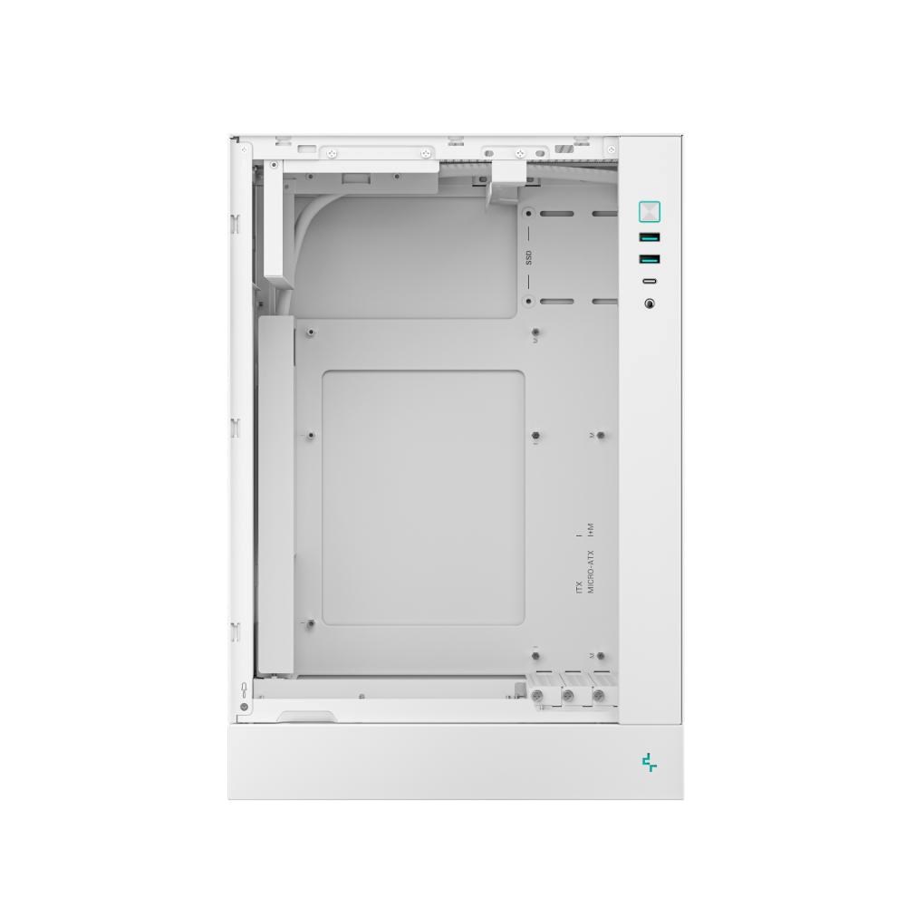 DEEPCOOL Case CH170 PLUS WH,  ATX,  Průhledná bočnice,  bílá4 