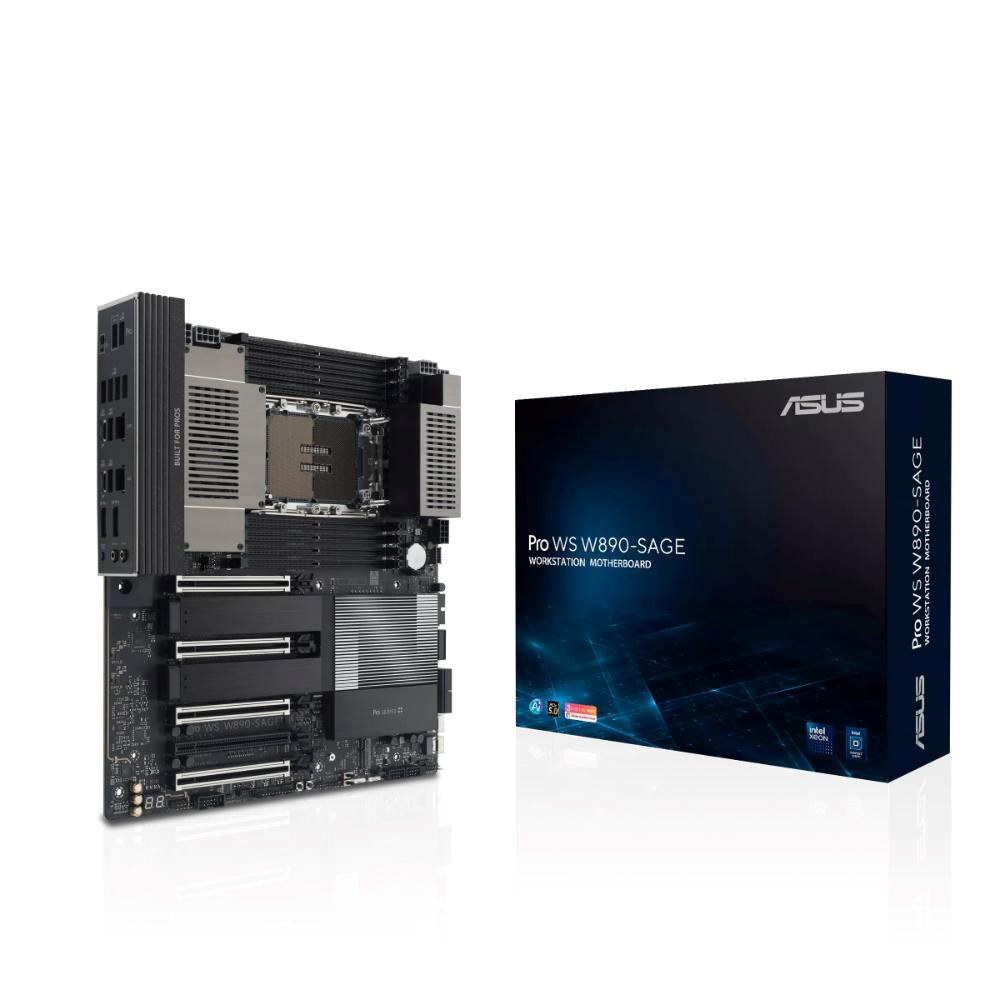 ASUS MB PRO WS W890-SAGE,  Intel W890,  8xDDR5,  2xUSB-C,  CEB0 