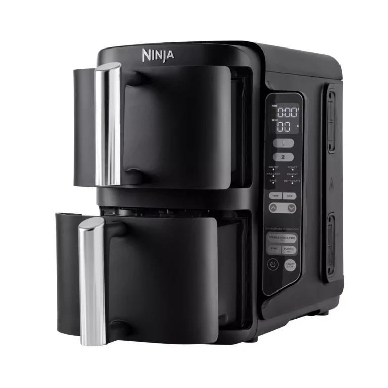 Ninja SL300EU Double Stack horkovzdušná fritéza,  7, 6l,  černá,  6 funkcí,  stohovatelné zásuvky,  nepřilnavé2 