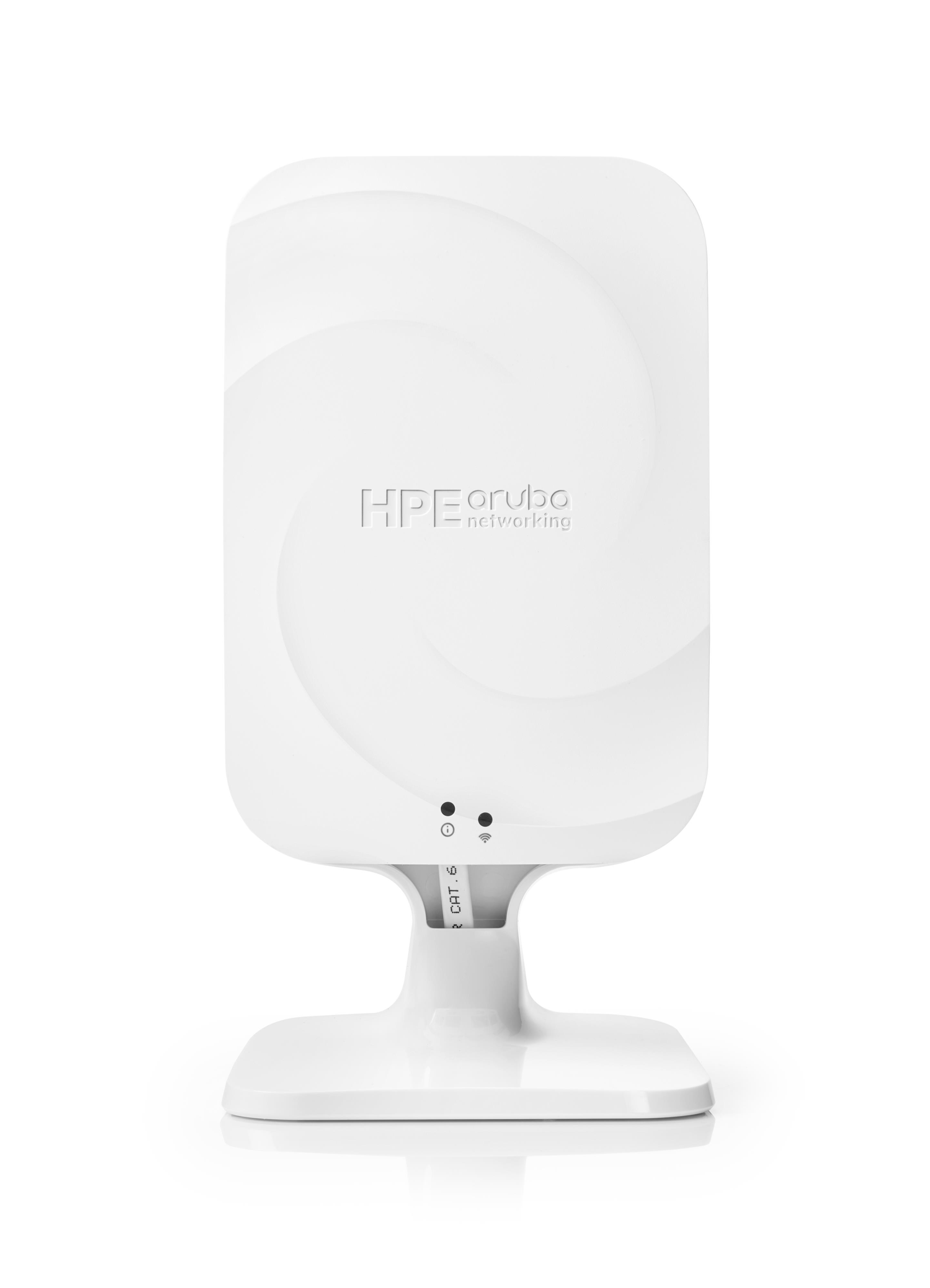 HPE Aruba Networking AP-605H (RW) 2-Radio 3-Band 2x2 Wi-Fi 6E 1+4 ETH PSE USB Hospitality AP RENEW S0B60A0 