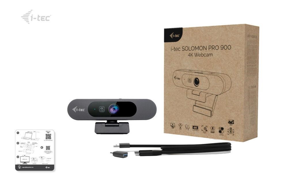 i-tec SOLOMON PRO 900 4K Webcam /  otevrena8 