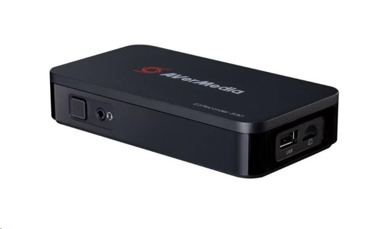 AVERMEDIA záznamové zařízení EzRecorder 330,  externí,  dálkový ovladač,  časovač,  černá0 