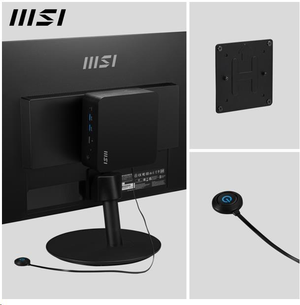 MSI PC Cubi NUC 1MG-244BEU,  Core 3 100U,  N/ A,  N/ A,  N/ A,  No OS,  Black9 