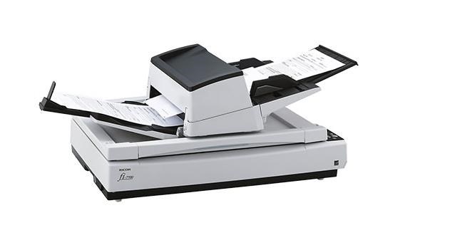 RICOH skener Fi-7700 A3,  color,  duplex,  100ppm v barvě 300dpi,  USB 3.1,  ADF 300 + ploché lože A3 (flatbed),  Z: 12M1 