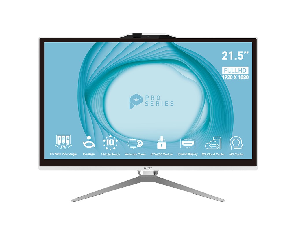 MSI PC AIO PRO AP222T (PRO AP222T 14MA-663XEU),  i3-14100,  21.5
