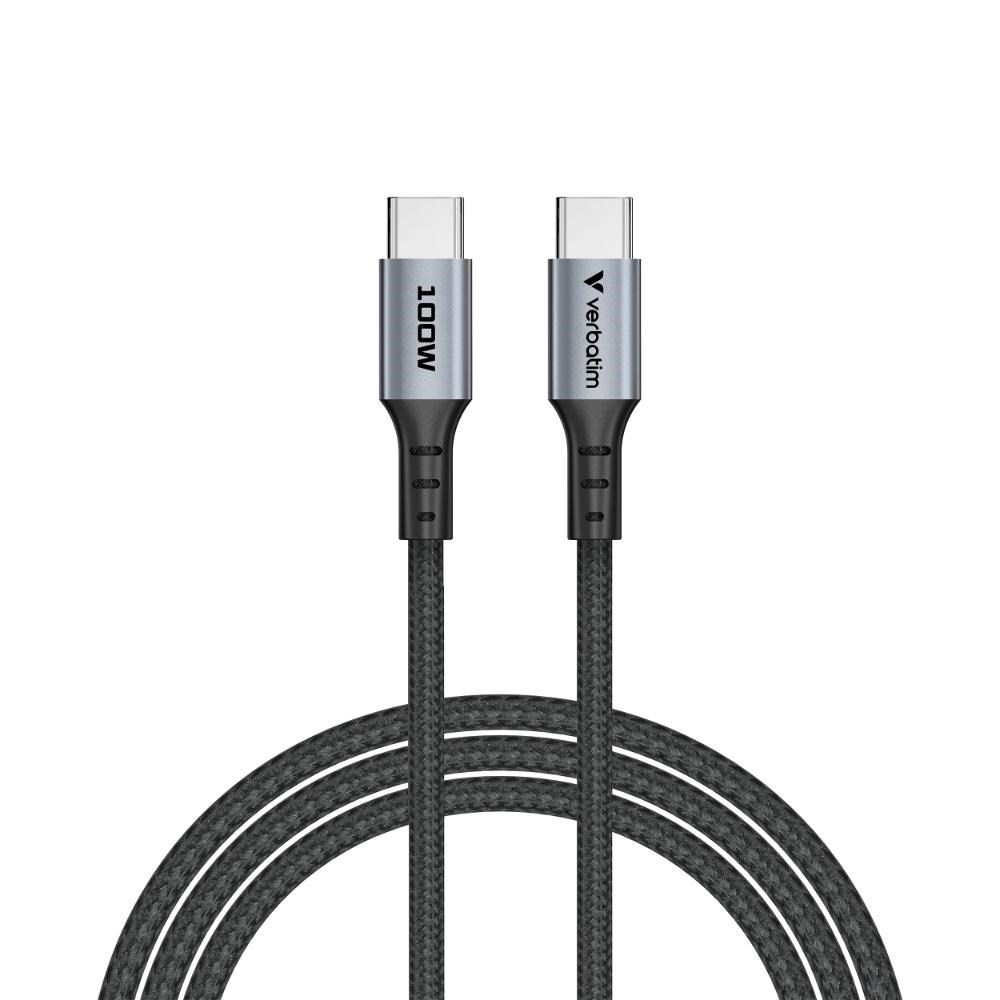 VERBATIM Kabel USB-C Sync & Charge,  100W,  120cm1 