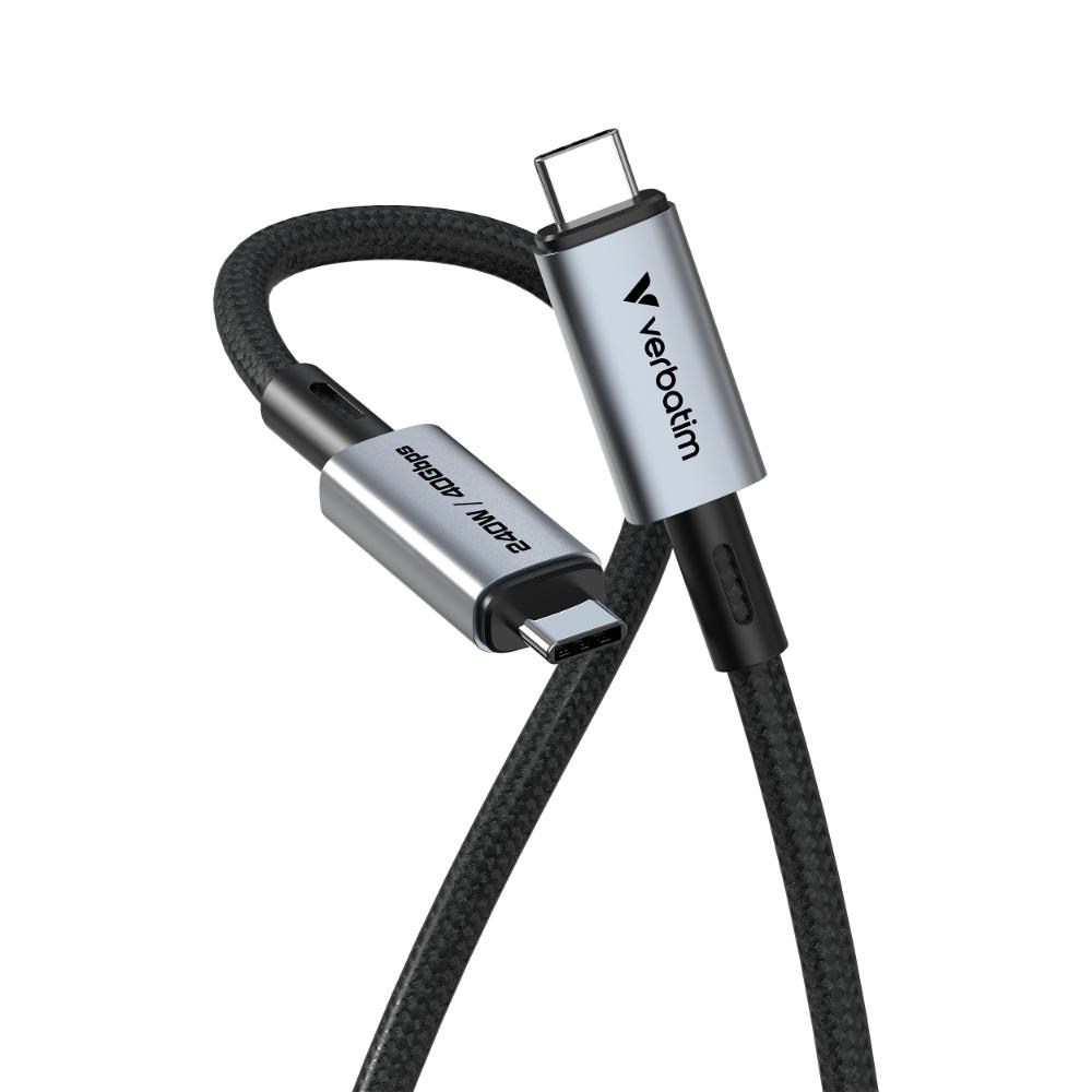 VERBATIM Kabel USB4 Sync & Charge,  240W,  120cm0 