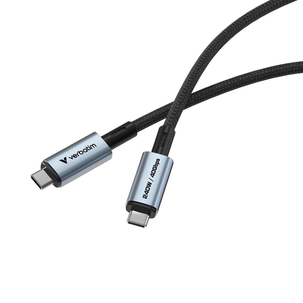 VERBATIM Kabel USB4 Sync & Charge,  240W,  120cm2 