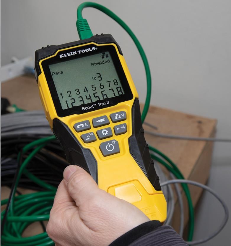 KLEIN TOOLS - VDV Scout® Pro 3 Tester Kit - 5x RJ45,  5x F-konektor2 