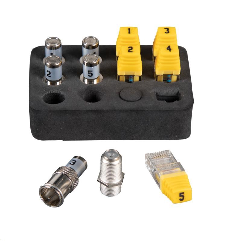 KLEIN TOOLS - VDV Scout® Pro 3 Tester Kit - 5x RJ45,  5x F-konektor7 