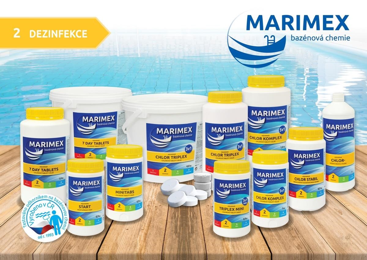 Marimex 7 Denní tablety 1, 6 kg - bazénová chemie - DEZINFEKCE2 