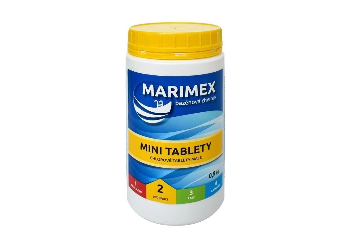 Marimex Mini Tablety 0, 9 kg - bazénová chemie - DEZINFEKCE1 