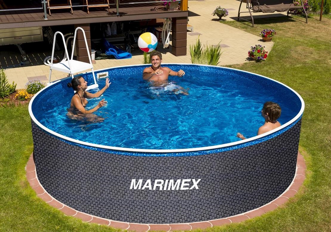 Marimex Orlando bazén 3, 66x1, 07 m s příslušenstvím - motiv RATAN2 