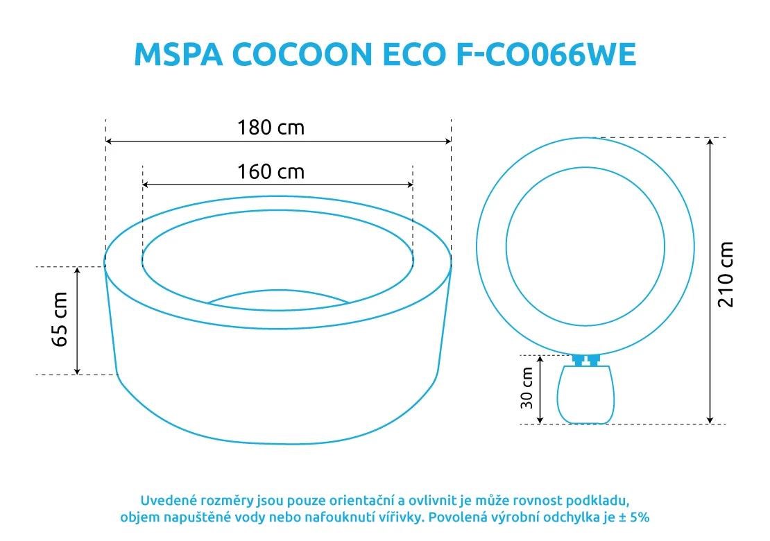 Marimex bazén vířivý MSPA Cocoon ECO F-CO066WE3 