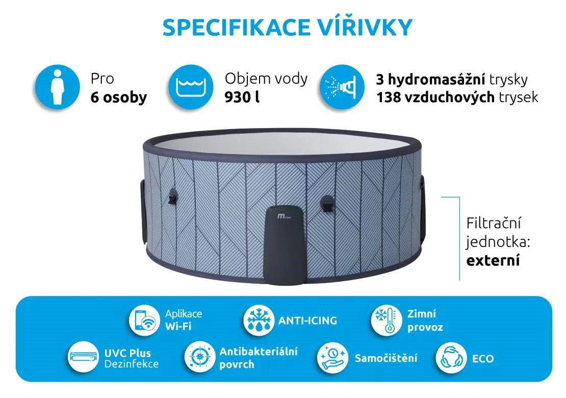 Marimex bazén vířivý MSPA Tidal ECO F-TD066WE6 