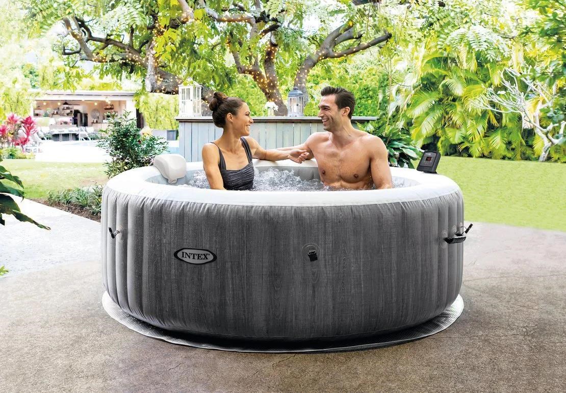 Intex Vířivý bazén Pure Spa - Bubble Greywood Deluxe NP 42 