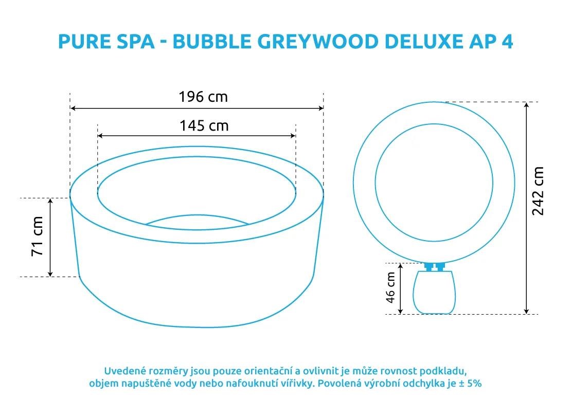Intex Vířivý bazén Pure Spa - Bubble Greywood Deluxe NP 43 