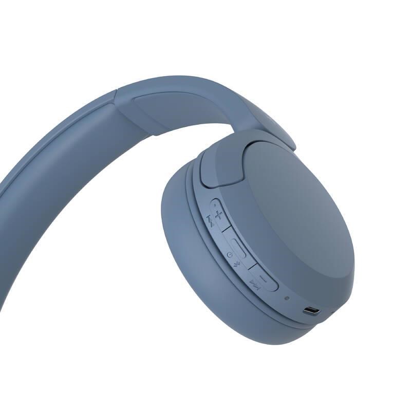 Sony bezdrátová sluchátka WH-CH520,  EU,  modrá4 