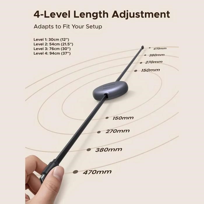UGREEN navíjecí kabel USB-C,  1m,  stříbrná1 