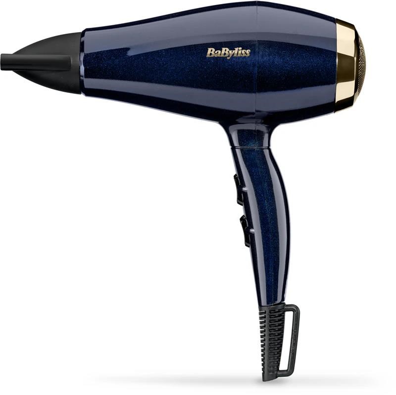BaByliss 5911E Black Onyx fén,  regulace rychlosti a teploty,  funkce chladného vzduchu,  ergonomická rukojeť0 