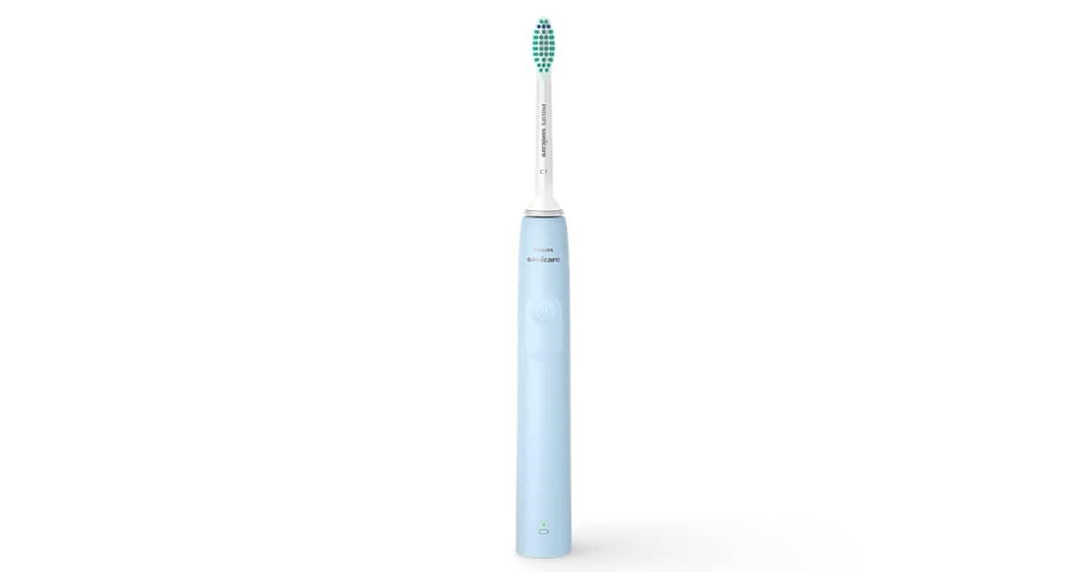 Philips Sonicare 2100 HX3651/ 12 sonický zubní kartáček,  světle modrý,  SmarTimer,  QuadPacer,  14denní výdrž1 