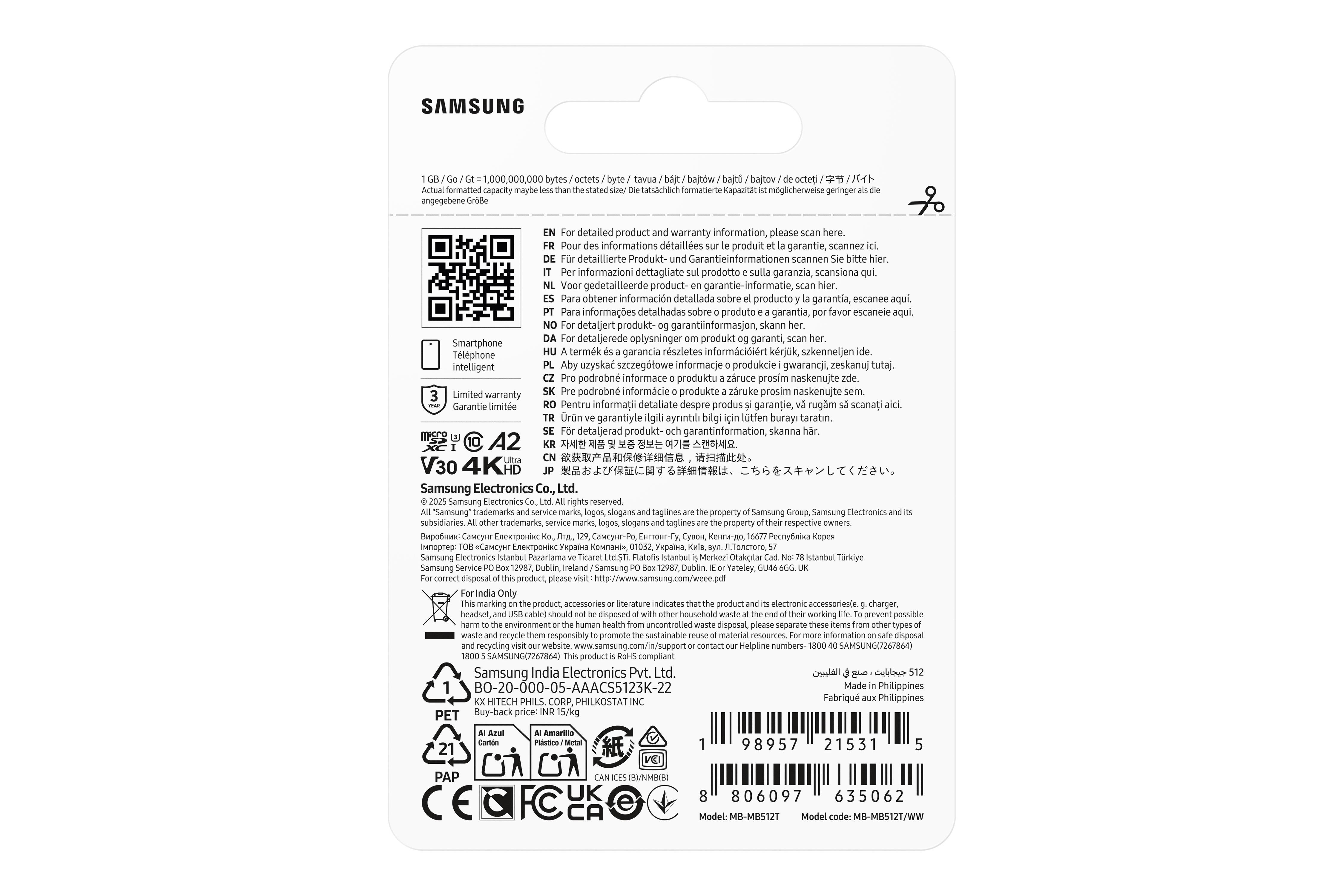 Samsung micro SD karta T7 -  512GB + USB adaptér4 