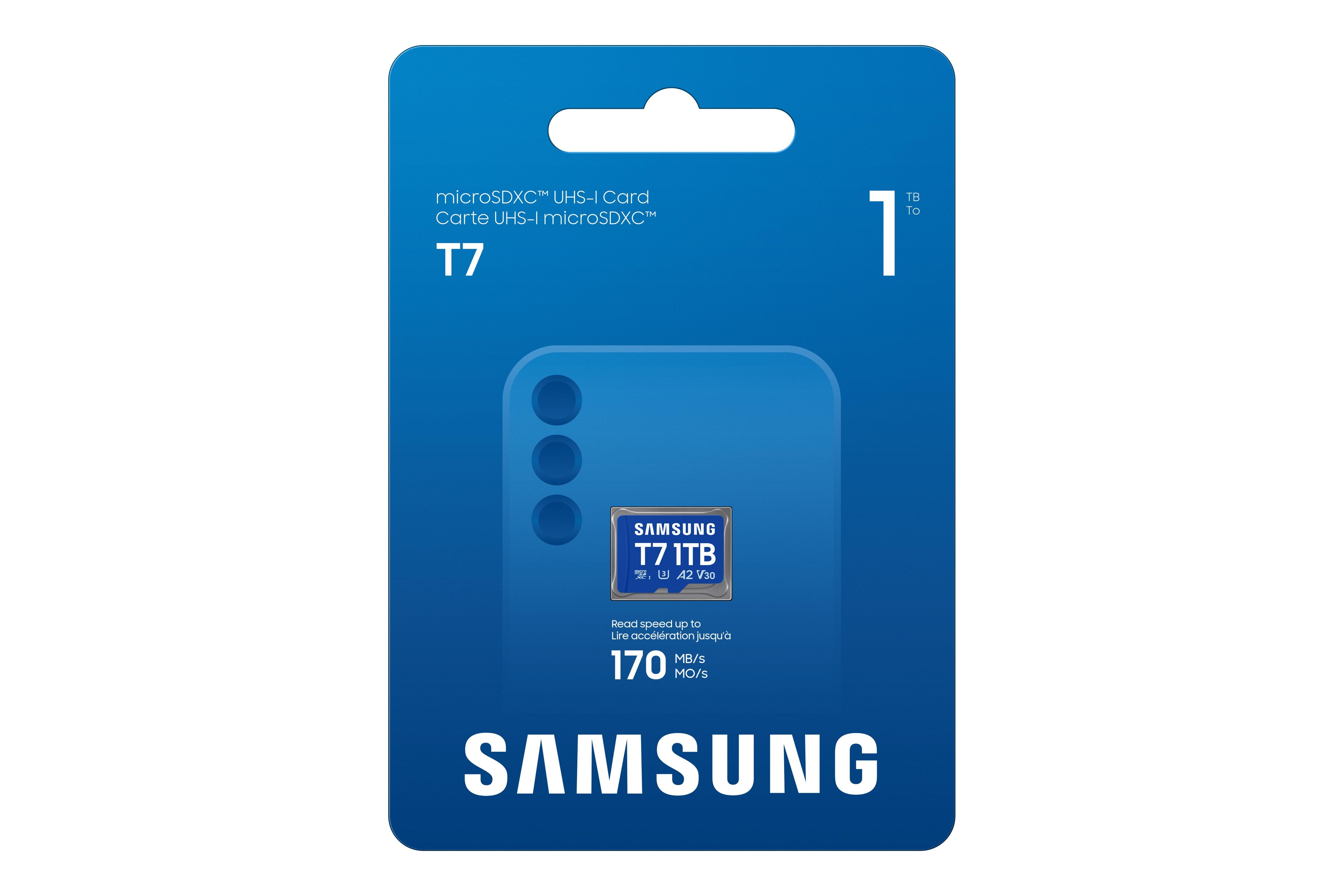 Samsung micro SD karta T7 - 1TB + USB adaptér3 