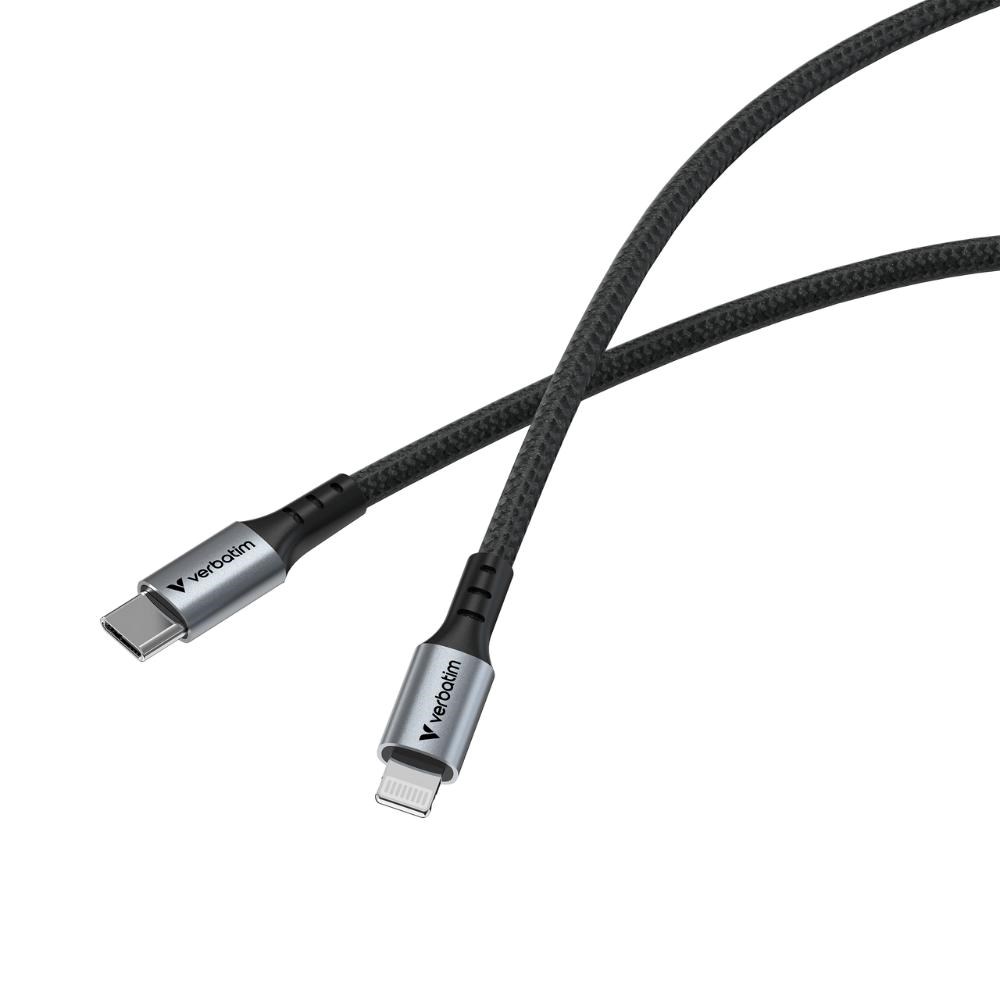 VERBATIM Kabel Sync & Charge,  USB-C na Lightning,  120cm3 