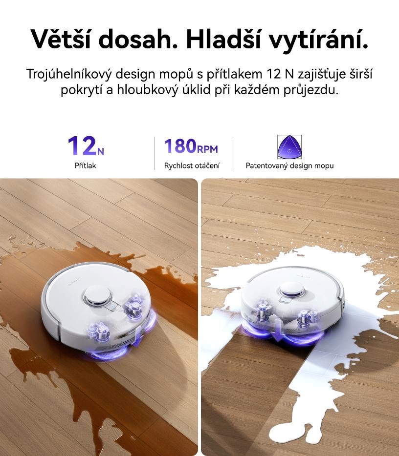 Narwal Freo Z10 Pro white - AI robotický vysavač s rotačním mopem a samočistící stanicí4 