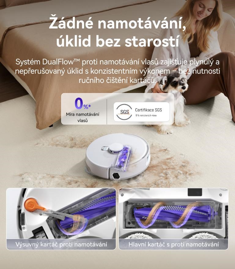 Narwal Freo Z10 Pro white - AI robotický vysavač s rotačním mopem a samočistící stanicí6 
