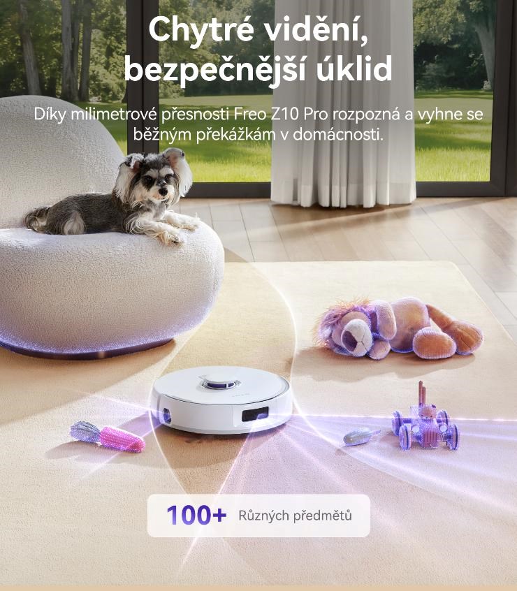 Narwal Freo Z10 Pro white - AI robotický vysavač s rotačním mopem a samočistící stanicí8 