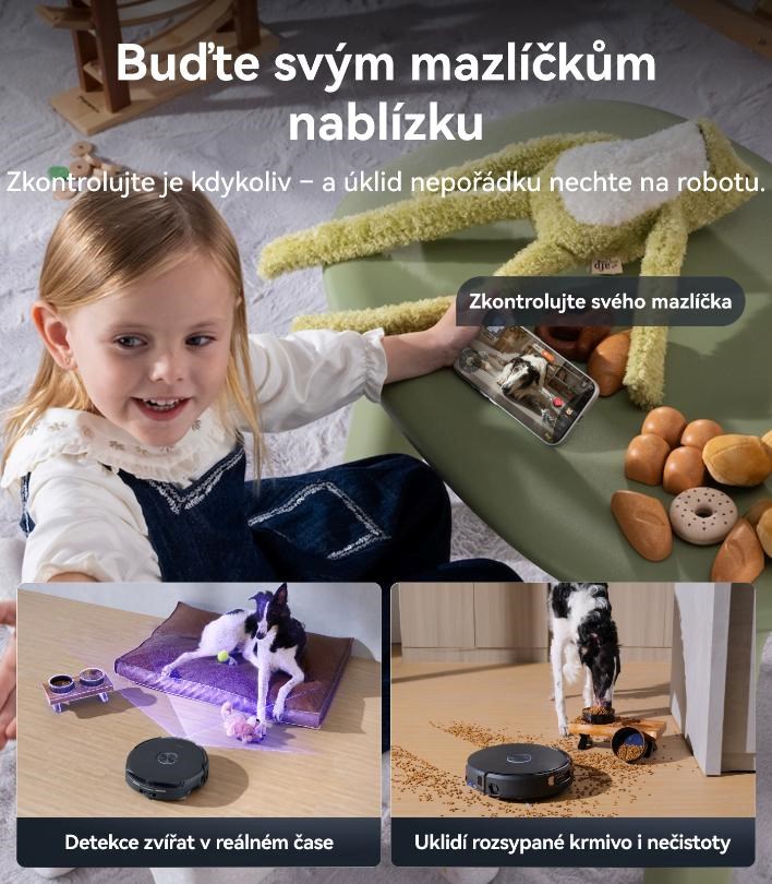 Narwal Flow2 compact station - AI robotický vysavač s pásovým mopem a samočistící stanicí s napojením na odpad10 