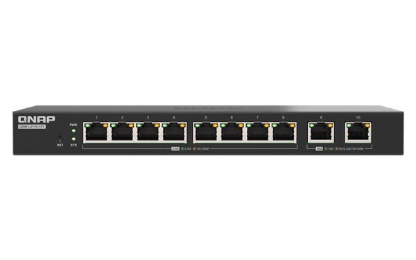 QNAP switch QSW-L2110-10T (8x 2, 5GbE port, 2x 10GbE port, Lite Managed)