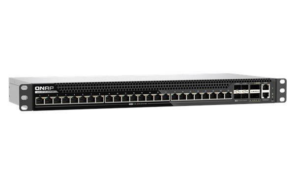 QNAP riadený switch QSW-M7230-2X4F24T (24x 10GbE port, 4x 25Gb port, 2x 100Gb port)