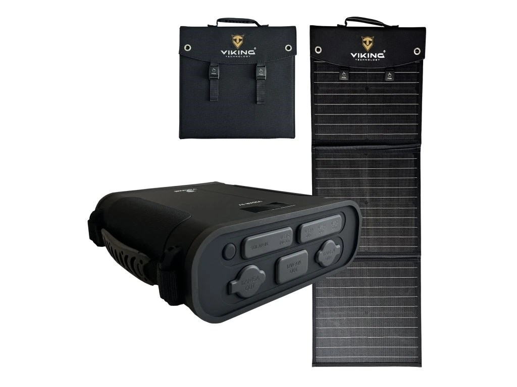 Set powerbanka Viking VIDAR IV a solárny panel Viking L60 PD