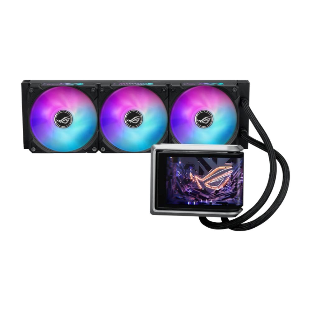 ASUS vodní chladič CPU AIO ROG RYUO IV 360 ARGB,  3x120mm,  LGA1851,  AM5,  černá0 