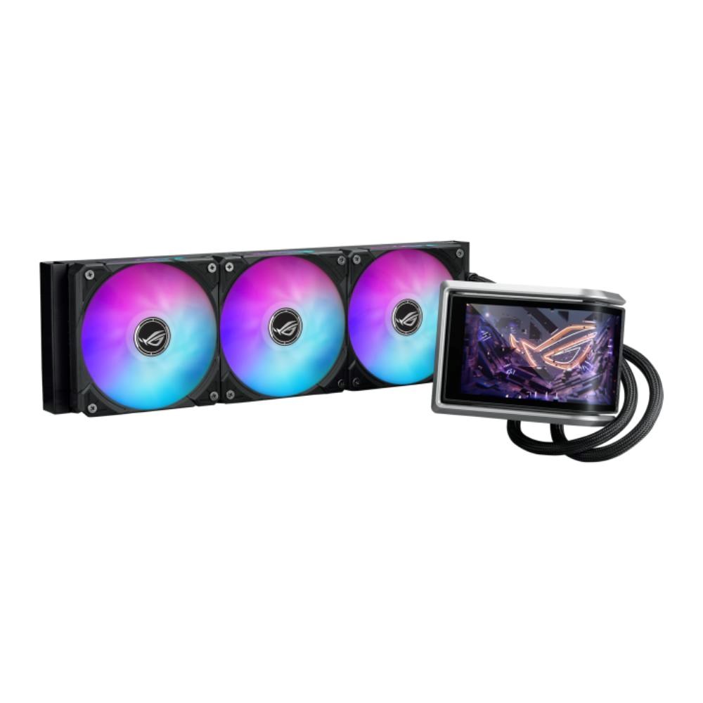 ASUS vodní chladič CPU AIO ROG RYUO IV 360 ARGB,  3x120mm,  LGA1851,  AM5,  černá1 