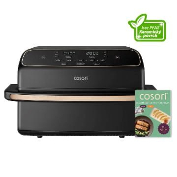 Cosori Dual Blaze Twin Fry Compact horkovzdušná fritéza 8, 6 L,  keramika,  černá0 