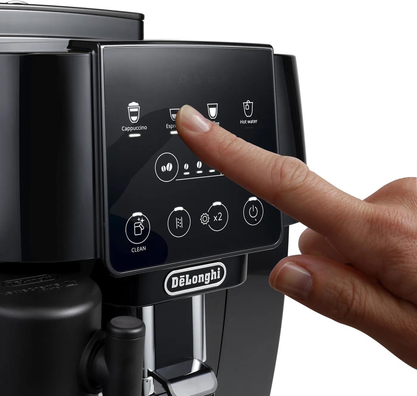 DeLonghi ECAM 220.60.B Magnifica Start automatický kávovar,  1450 W,  vestavěný mlýnek,  15 barů,  displej,  černá1 
