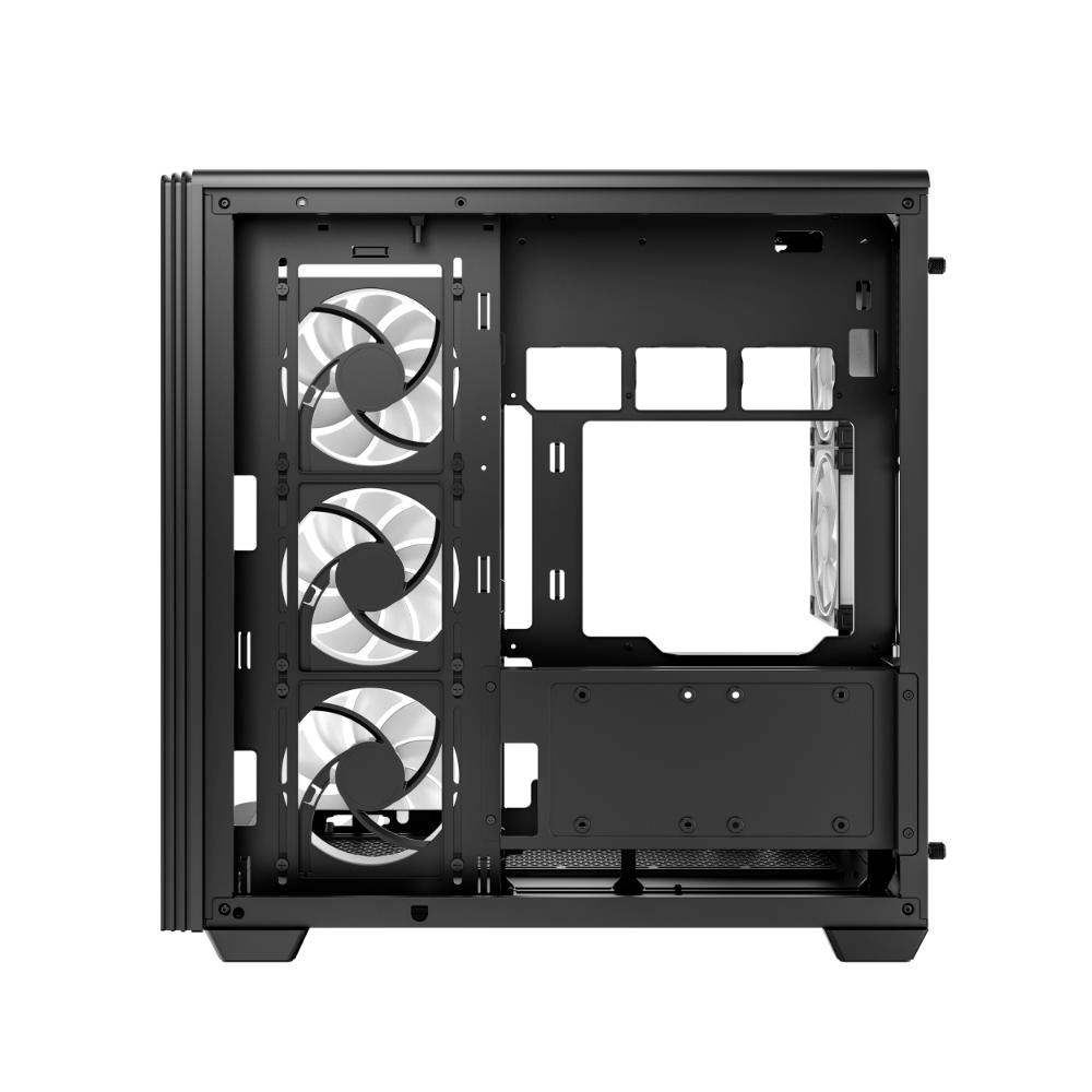 DEEPCOOL Case CG590U 5F,  ATX,  Průhledná bočnice,  5x120mm ARGB Fan,  černá3 