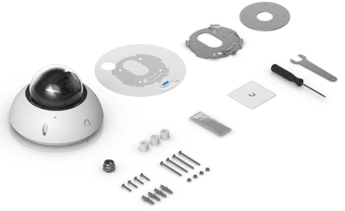 UBNT G6 Pro Dome - 8MP IP Kamera,  Bílá8 