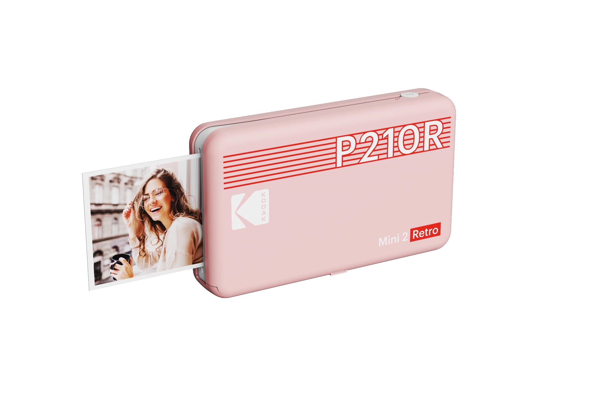 KODAK přenosná tiskárna Mini 2 Retro P210R růžová0 