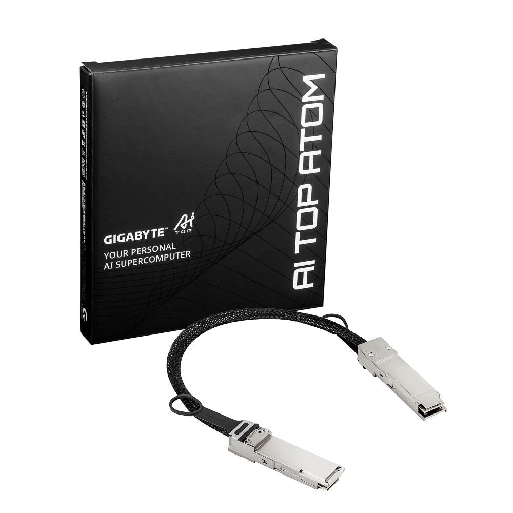 GIGABYTE AI TOP QSFP DAC kabel 400G 0.4m0 