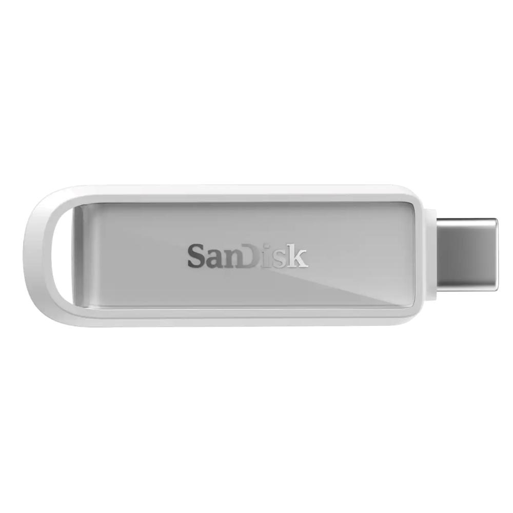 SanDisk Flash Disk 128GB iXpand Phone Drive USB-C,  bílá0 