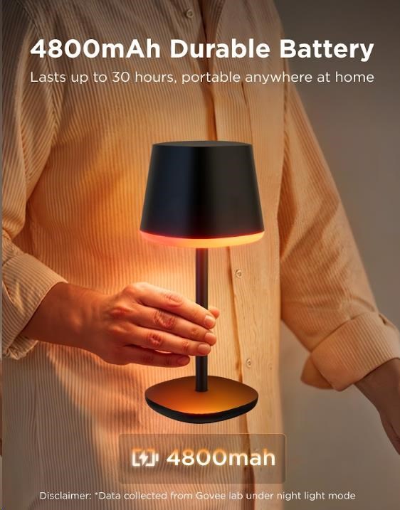 Govee Table Lamp Classic S RGBICWW stolní lampa,  Matter2 