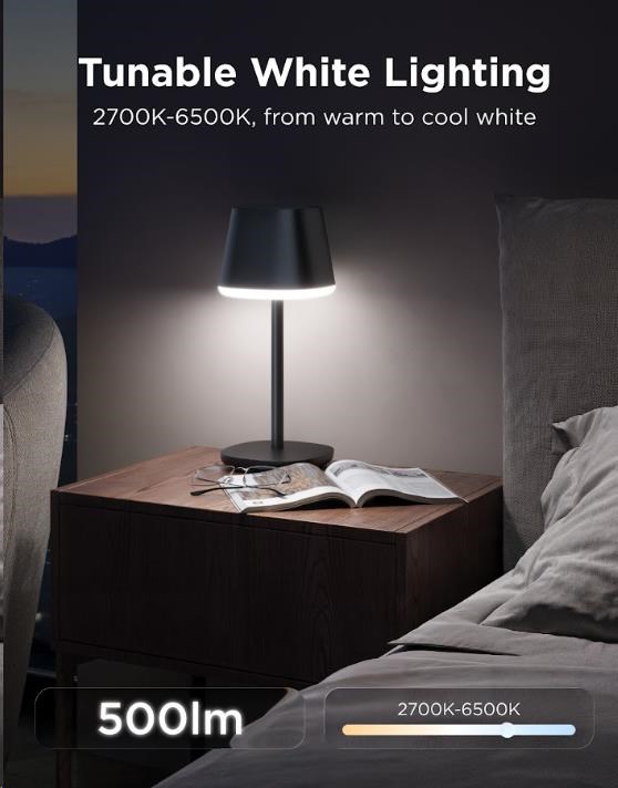 Govee Table Lamp Classic S RGBICWW stolní lampa,  Matter6 